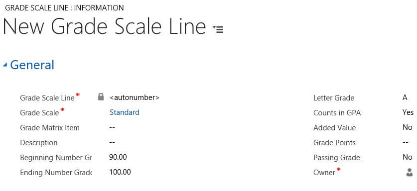 screenshot of new grade scale line form